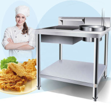 Hot sale Grace kitchen factory price high quality Stainless Steel Work Table Commercial Breading Table